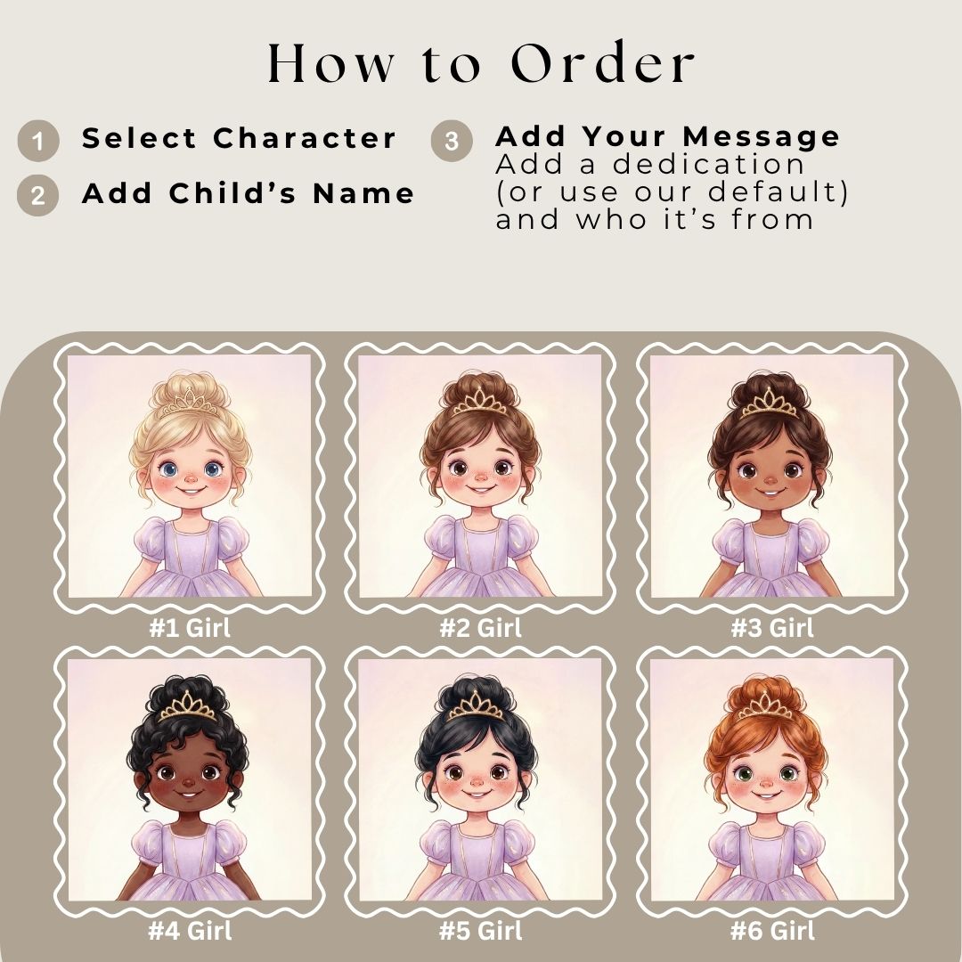 Princess storybook for girls magic paintbrush tale