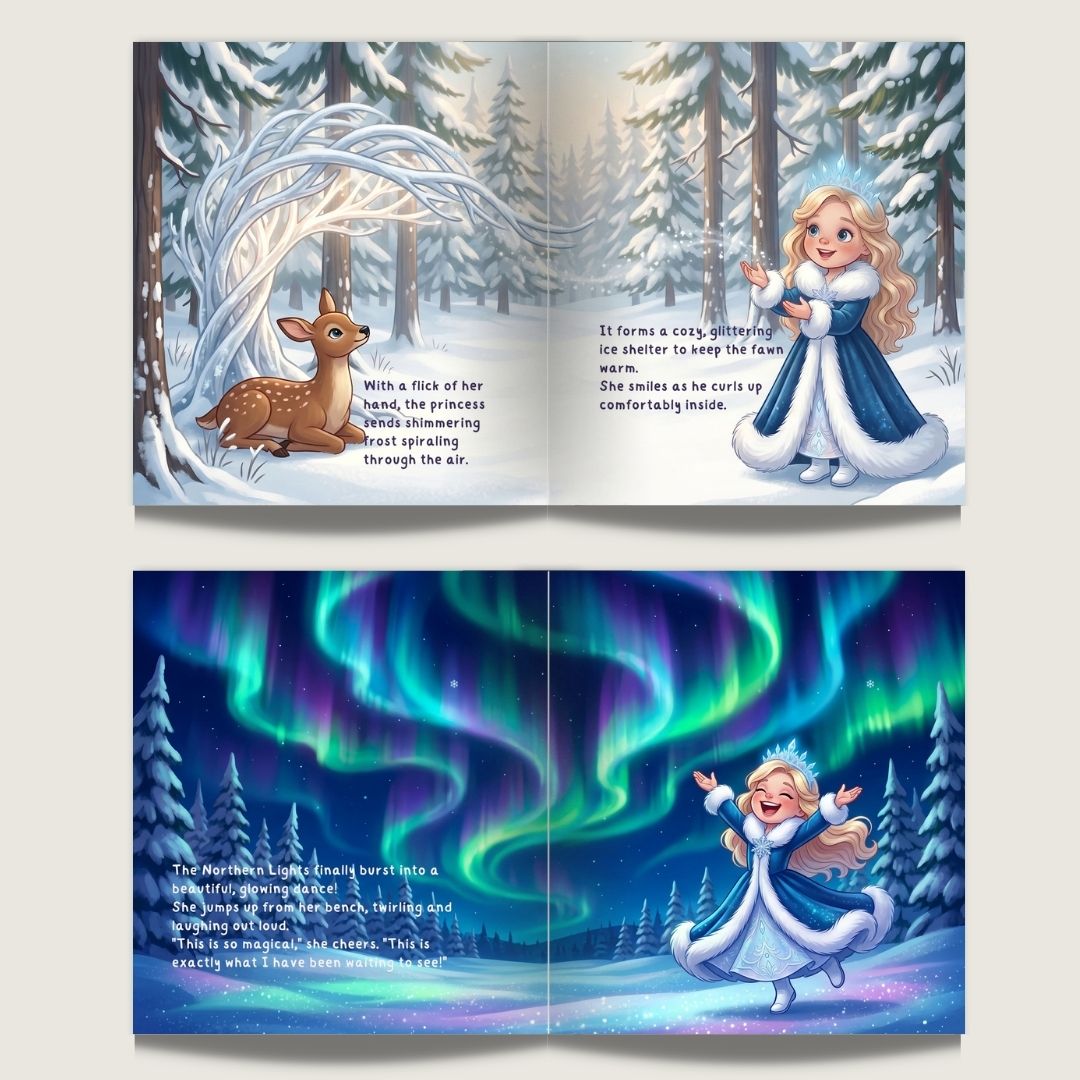 Snow princess story for girls magical winter adventure