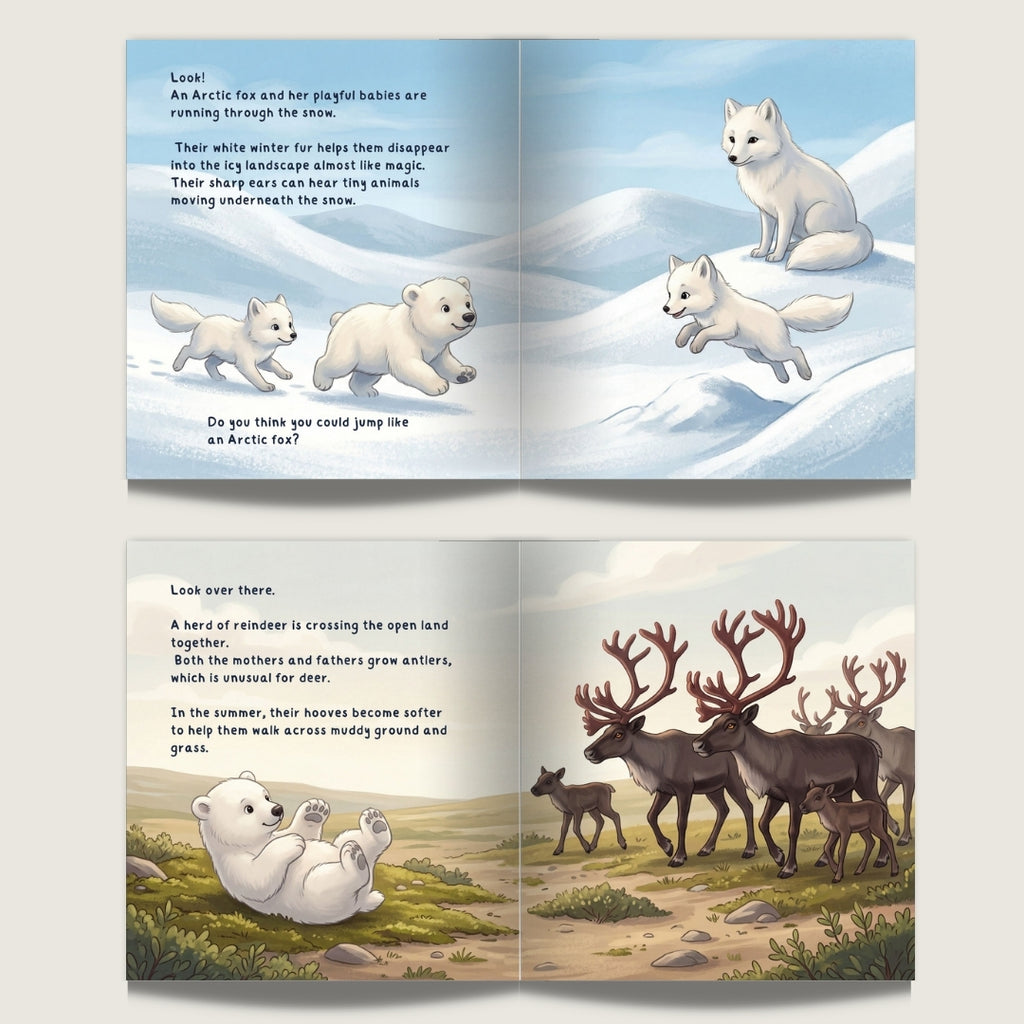 Polar bear fact book arctic animal adventure learning