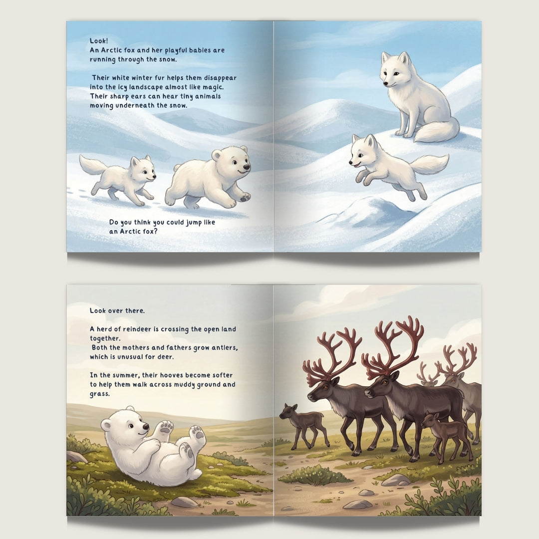 Polar bear fact book arctic animal adventure learning