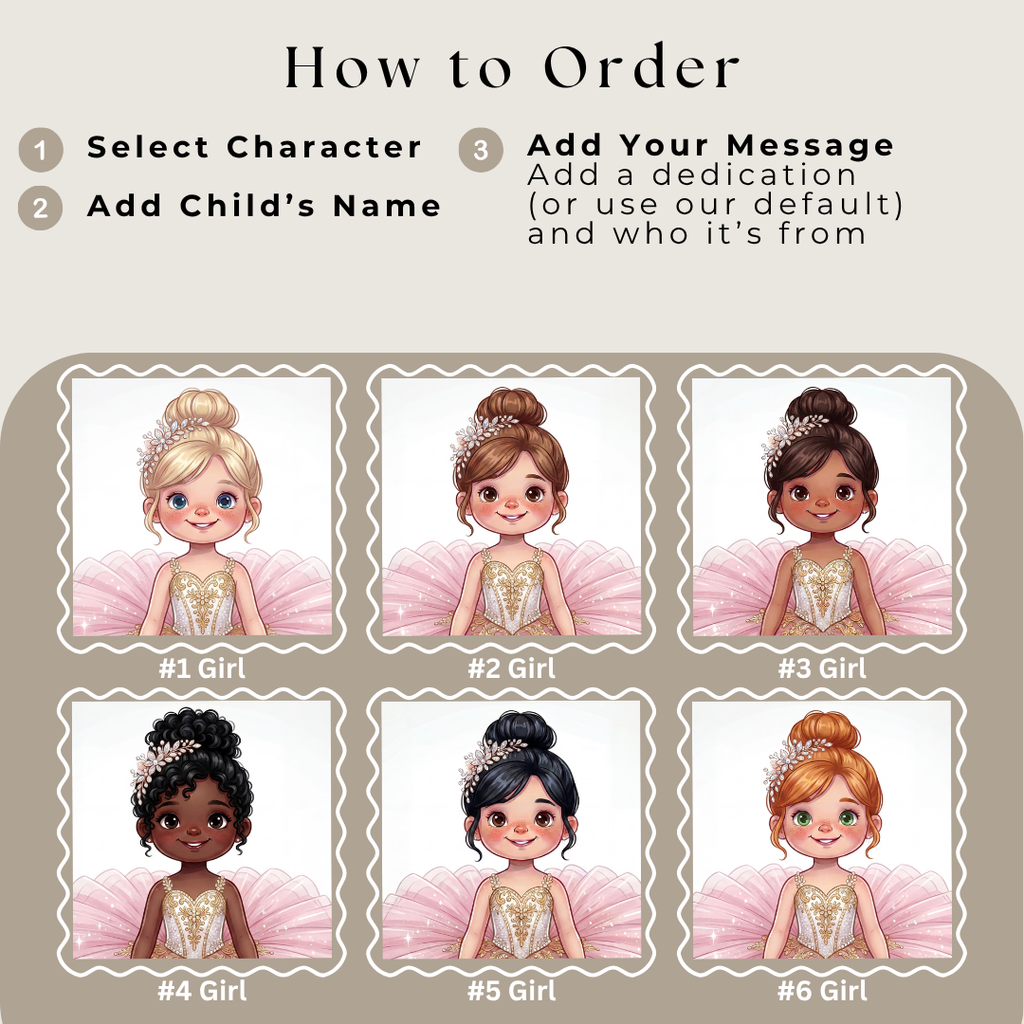 Ballerina Storybook | Child Becomes The Star Dancer, Magical Ballet Adventure Personalized