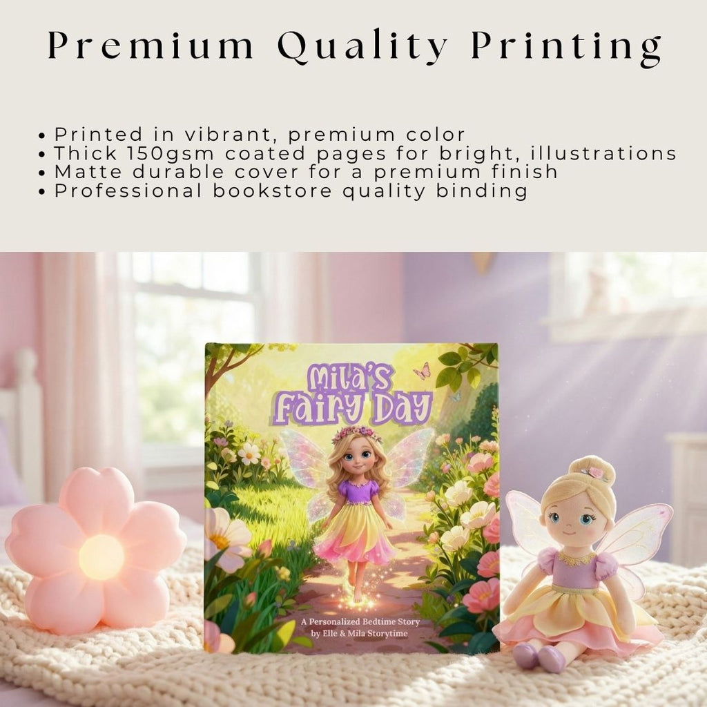 Fairy adventure book for girls personalized