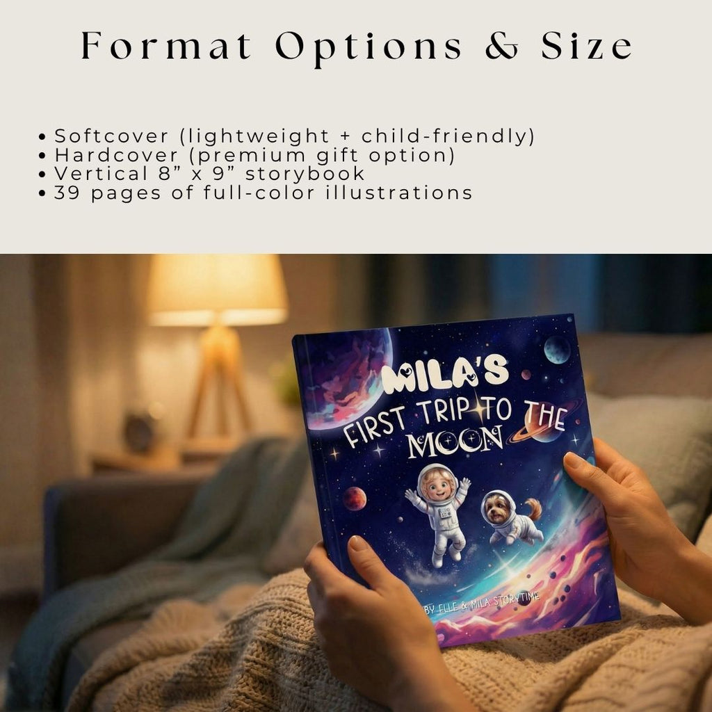Space adventure book for girls puppy adventure personalized
