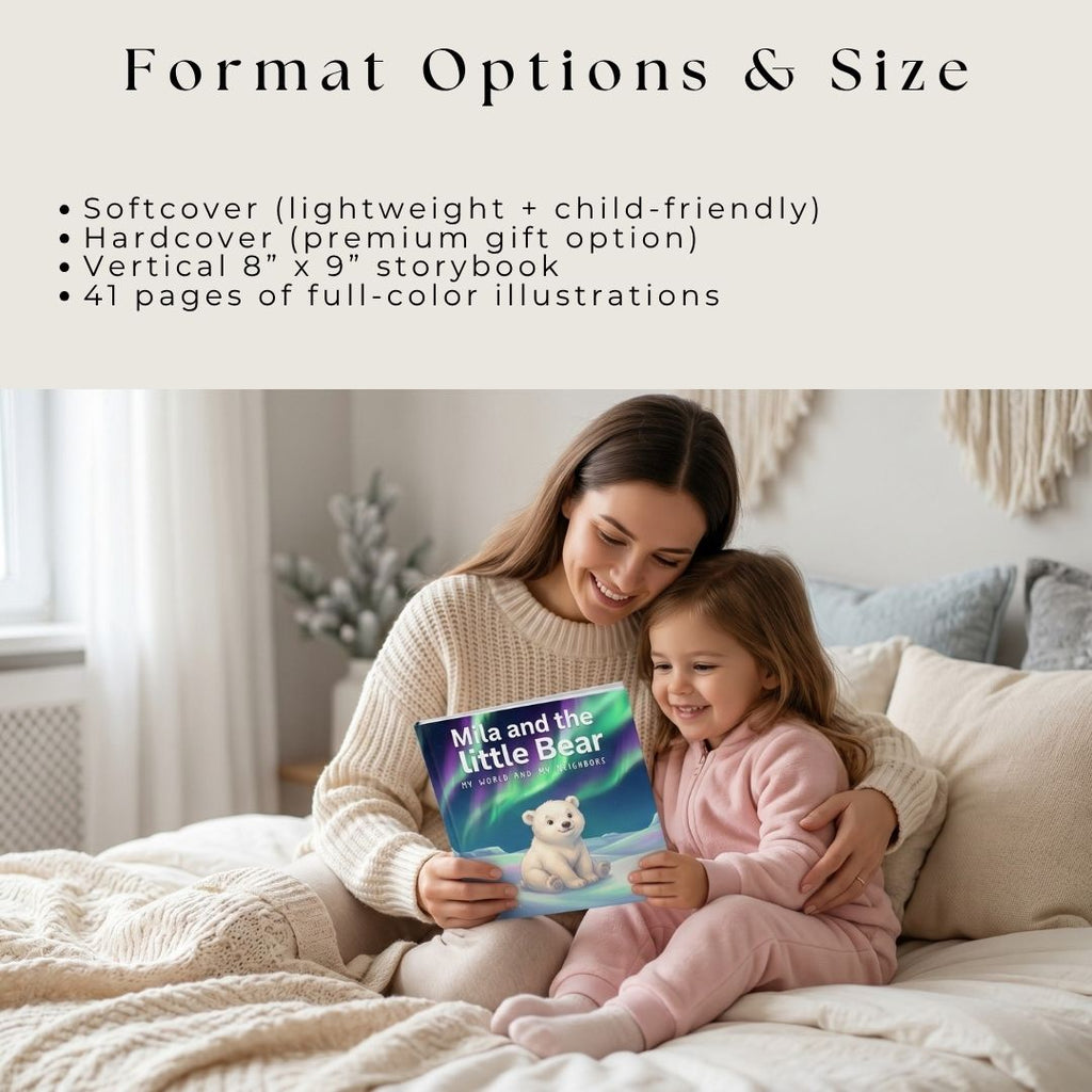 Polar bear fact book arctic animal adventure learning personalized