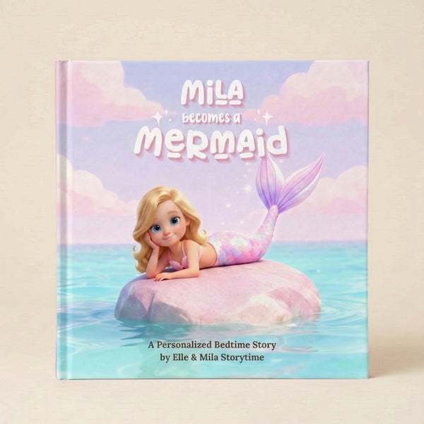 Mermaid book for girls magical ocean adventure personalized