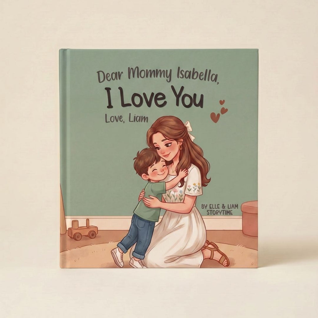 Mommy son story book personalized