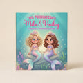 Mermaid princess book for girls sisters cousins friends personalized