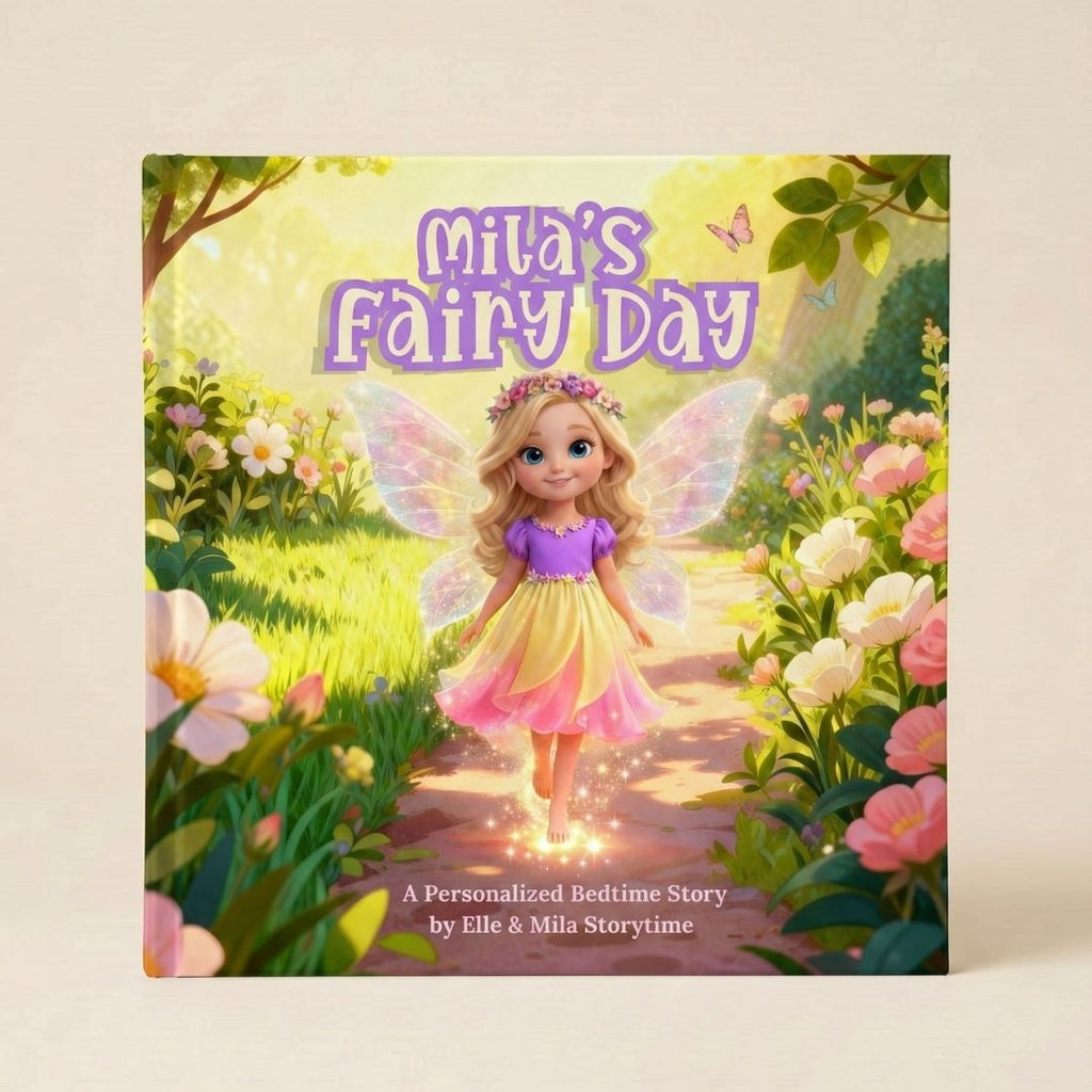 Fairy adventure book for girls personalized