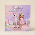 Unicorn book for girls school adventure gift personalized