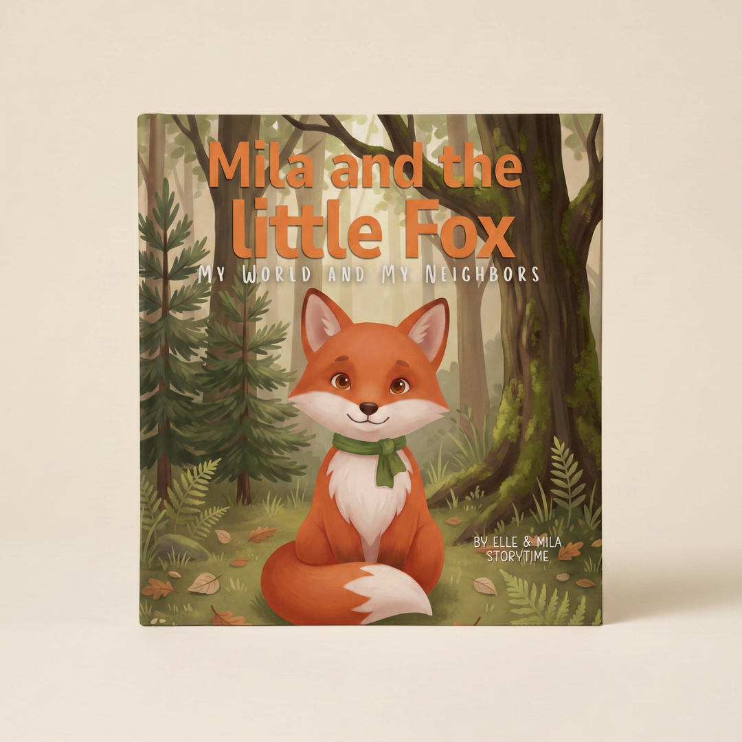 Red fox fact book woodland animals adventure learning personalized
