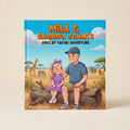 Grandpa and granddaughter safari adventure book african wildlife story personalized