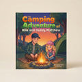 Daddy daughter camping adventure story book