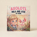 Axolotl book for girls pet story personalized