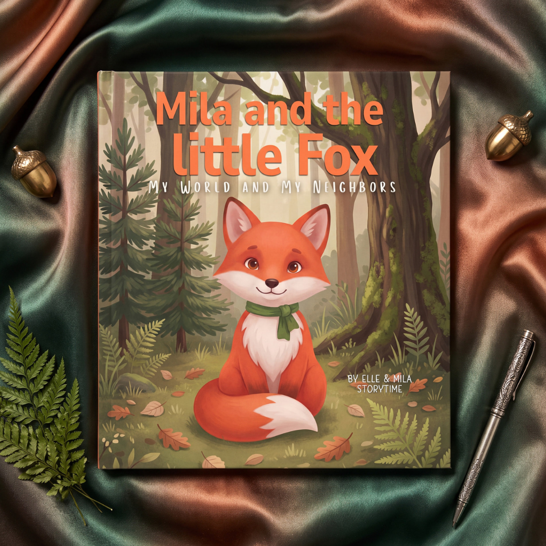 Red fox fact book woodland animals adventure learning personalized
