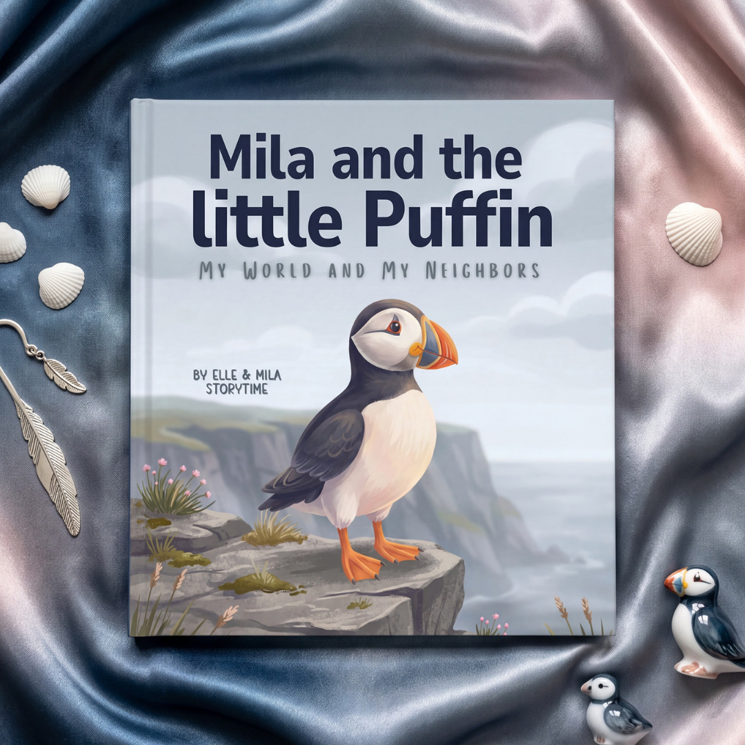 Puffin fact book ocean animal adventure learning personalized
