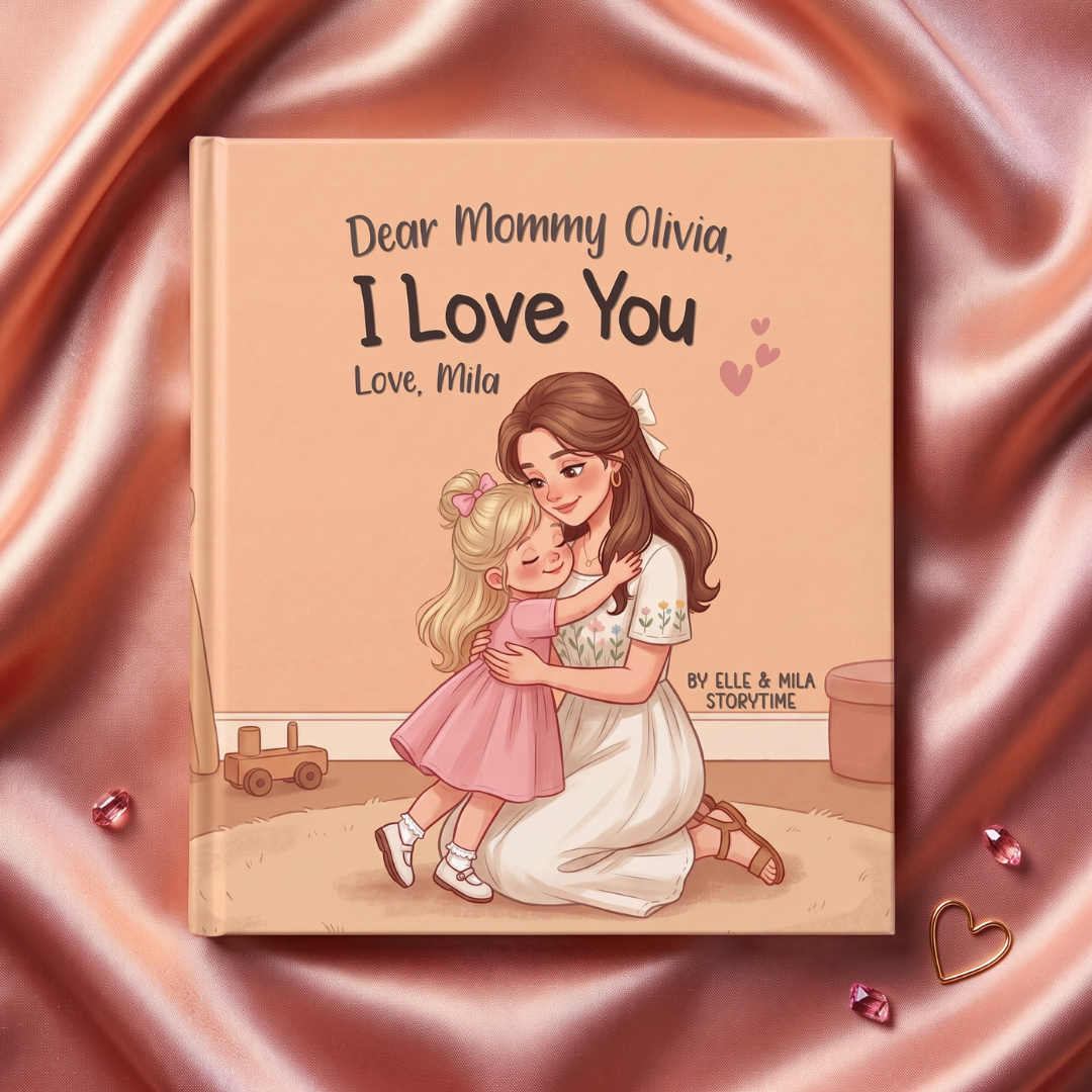 Mommy daughter story book personalized