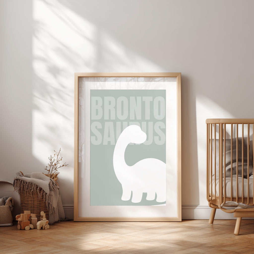 Nordic Dinosaur Nursery Prints, Scandi Kids Room Decor (Set of 6) (Digital Download)