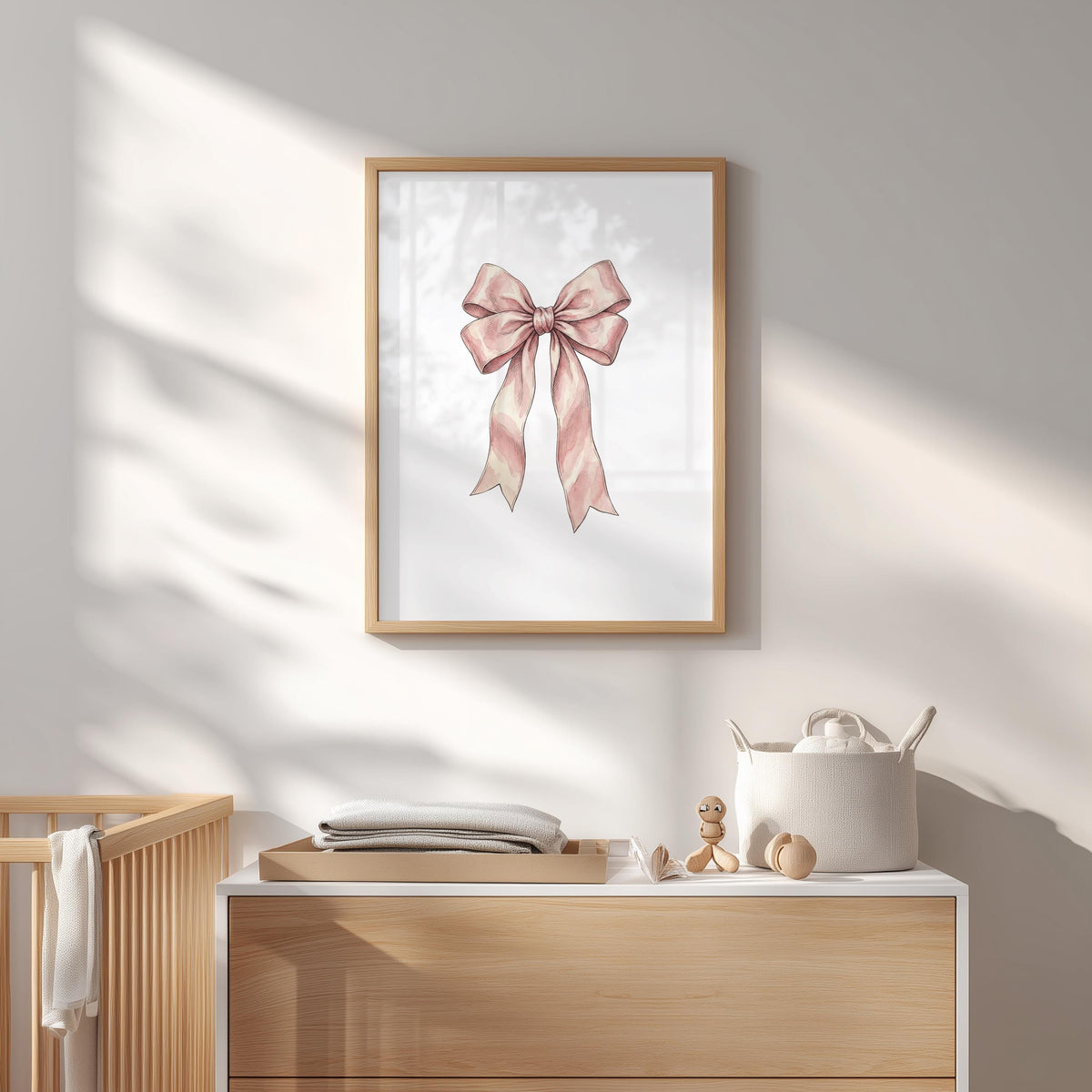 Personalized  Coquette Bow Art, Flower Girl Gift (Digital Download)