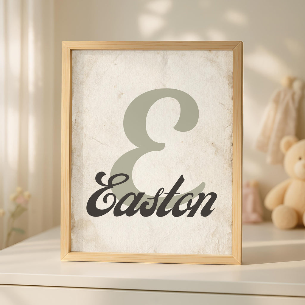 Personalized Red Race Car Print, Custom Name Boy Nursery Art (Digital Download)