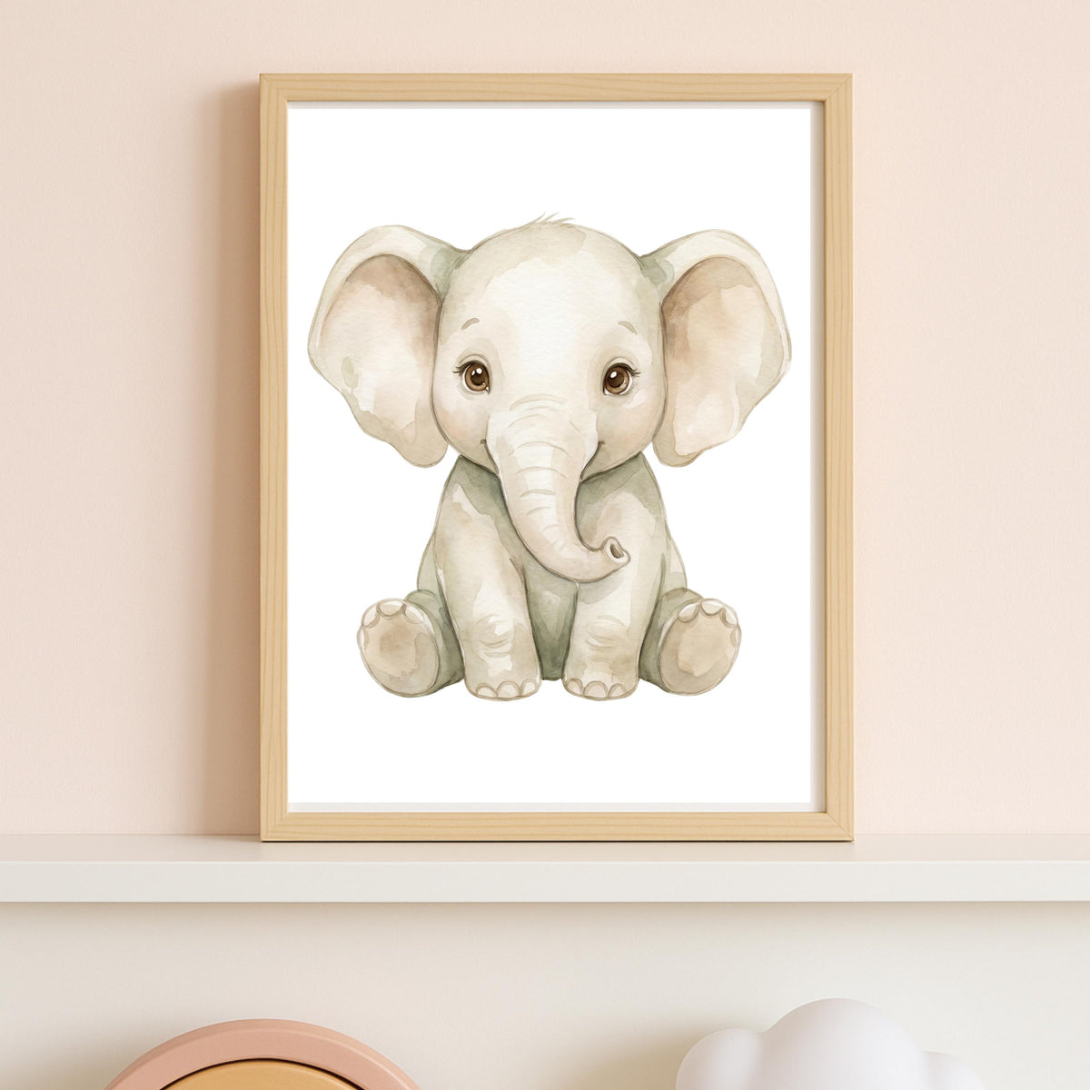Safari Animal Prints, Sage Green Nursery Decor (Digital Download Set of 6)