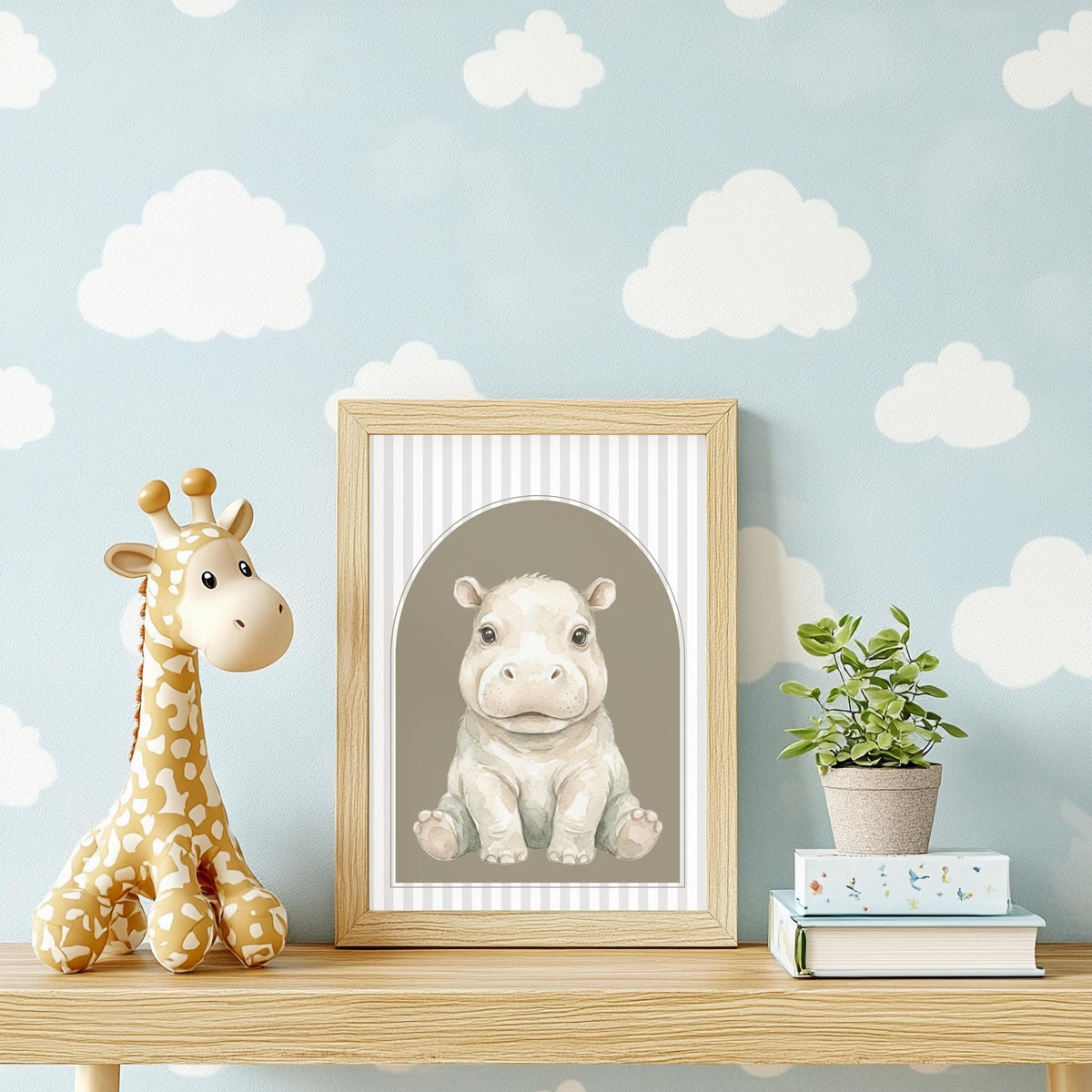 Personalized Monkey Nursery Art, "Stay Wild" Sign (Digital Download)