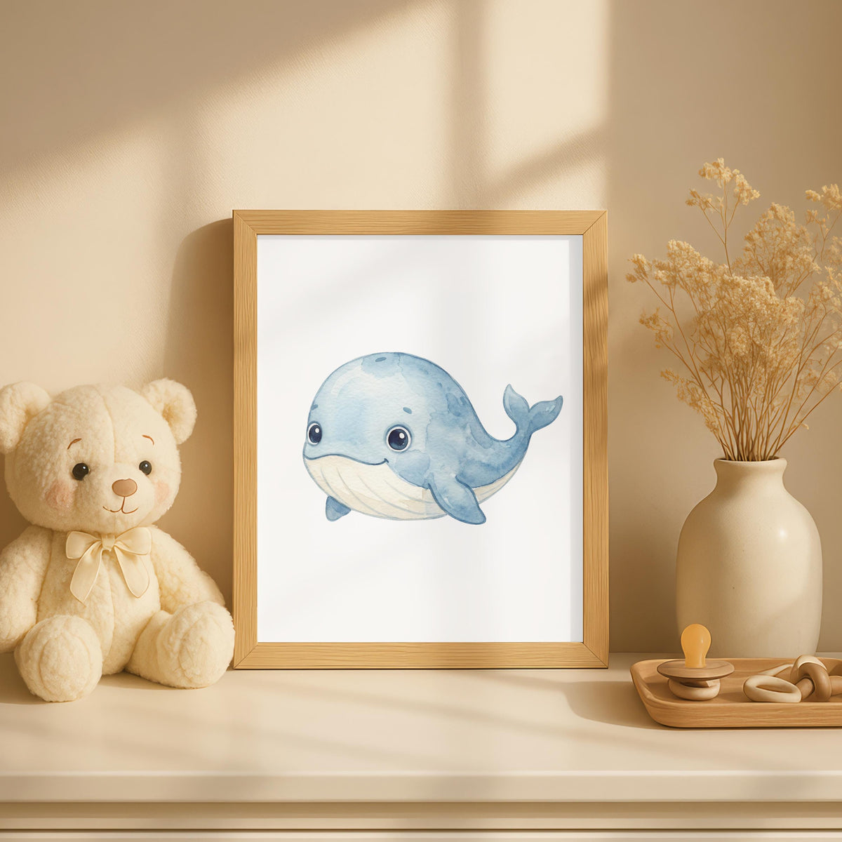 Sea Life Nursery Prints, Set of 6, Ocean Animals Art (Digital Download)