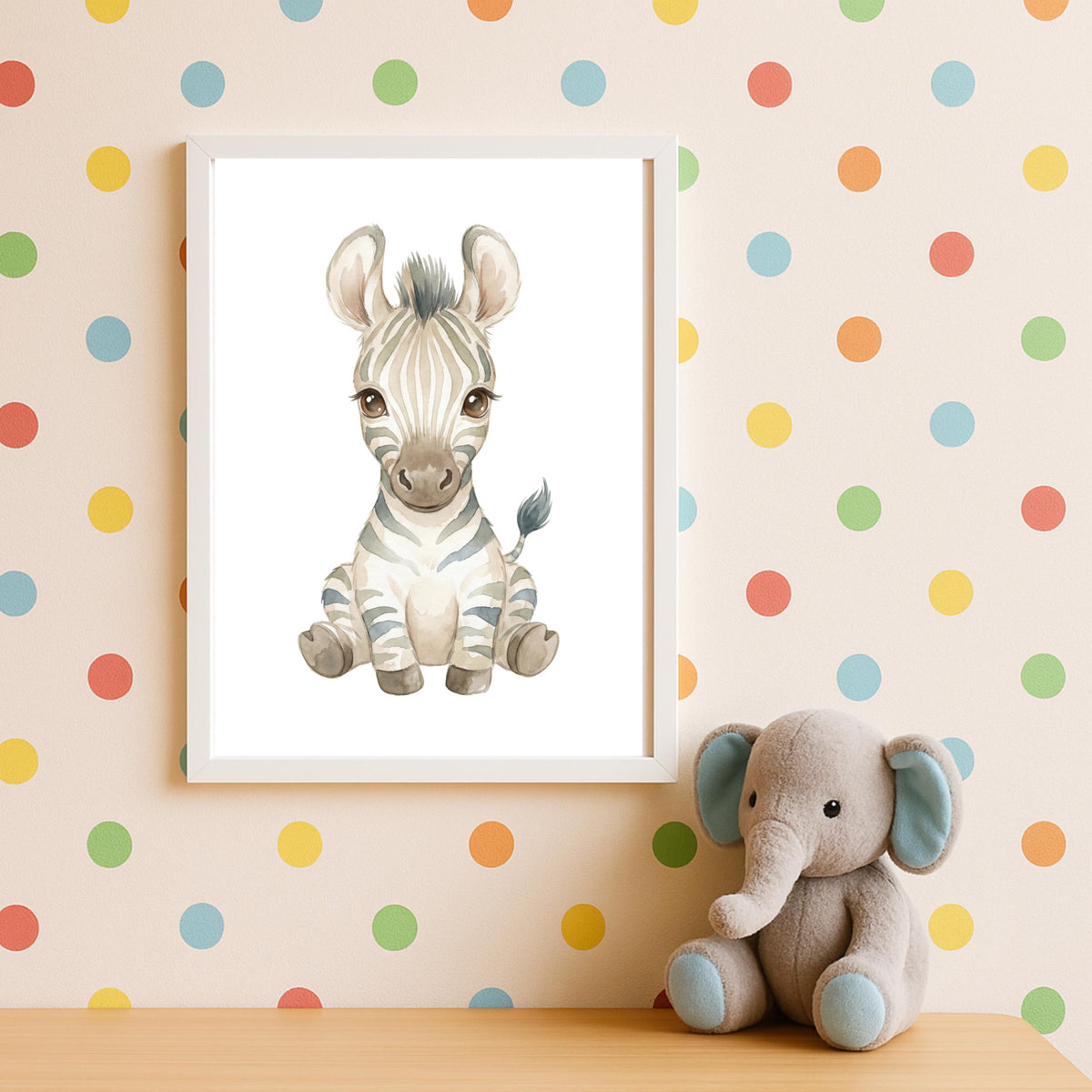 Safari Animal Prints, Sage Green Nursery Decor (Digital Download Set of 6)