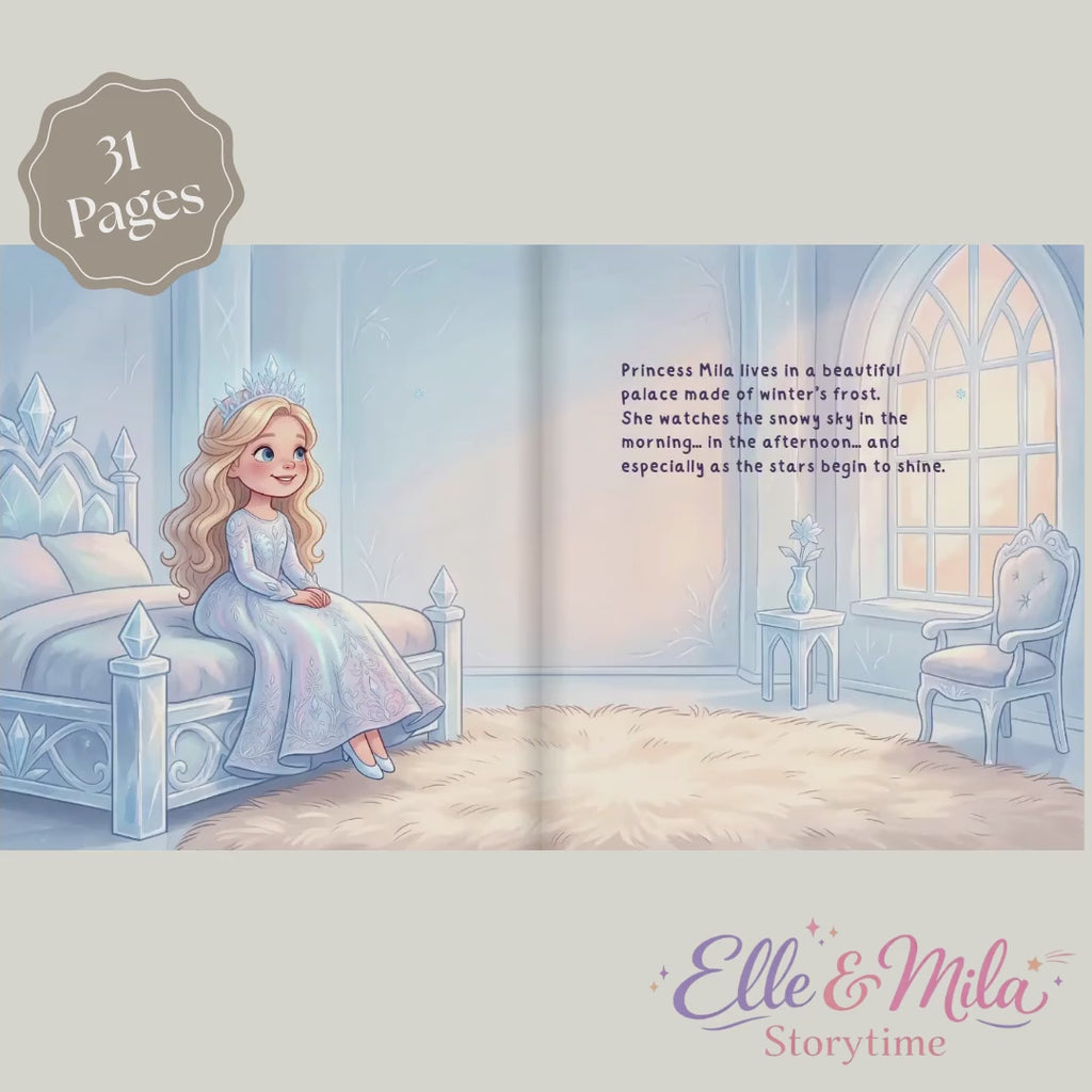 Snow princess story for girls magical winter adventure