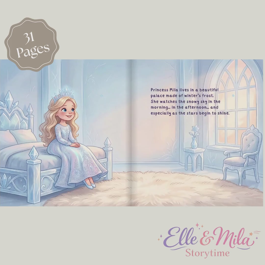 Snow princess story for girls magical winter adventure