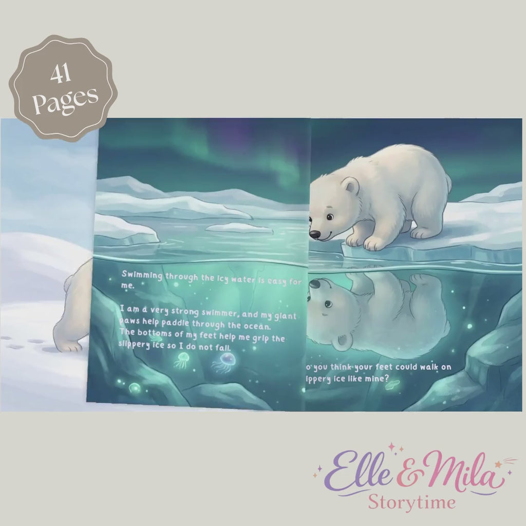 Polar bear fact book arctic animal adventure learning