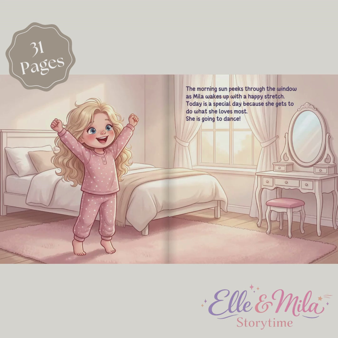 Ballerina Storybook | Child Becomes The Star Dancer, Magical Ballet Adventure Personalized