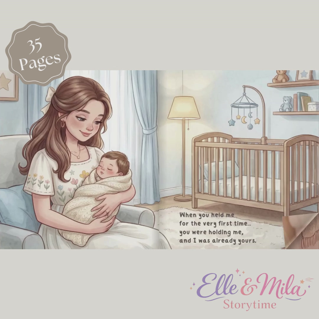 Mommy son story book personalized